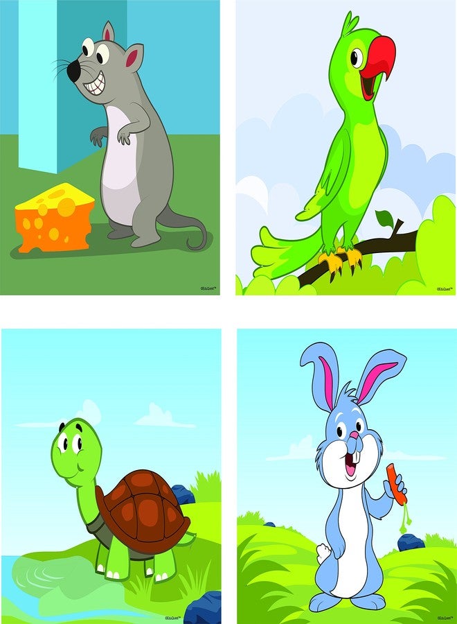 زجياساو لعبة تركيب الصور المتدرجة من زيجياسو، حيوانات أليفة (سطح سهل التنظيف، هدية رائعة للبنات والأولاد - الأنسب للأطفال من عمر 3 إلى 6 سنوات) - Image 2